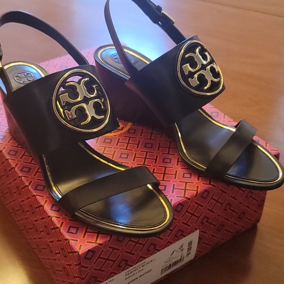 Tory burch metal miller 65mm wedge - Picture 6 of 8